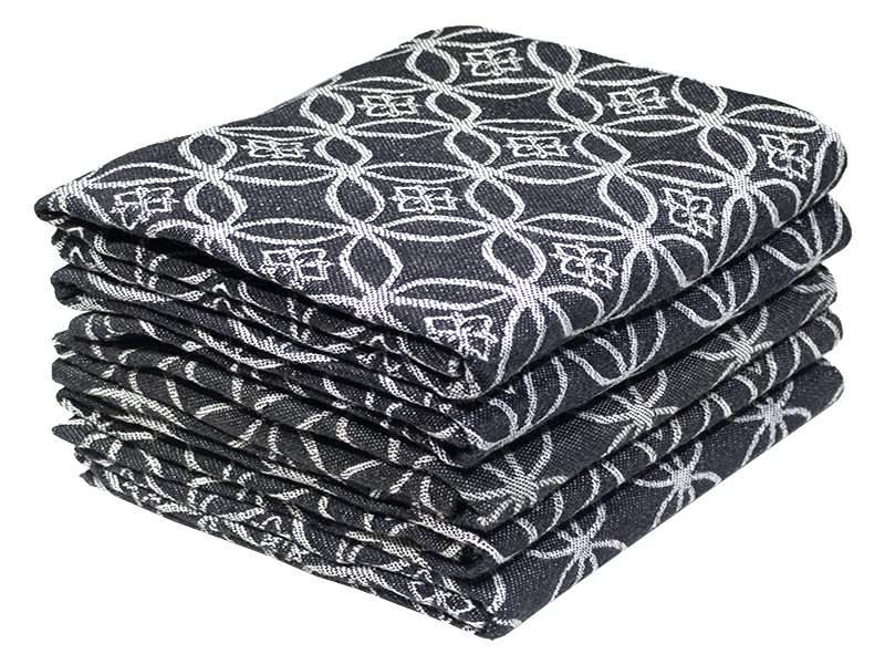 Bunty's Kitchen Towel - Design 2567  - 046x074cms - (05 Pc Pack) - Circular Patterns