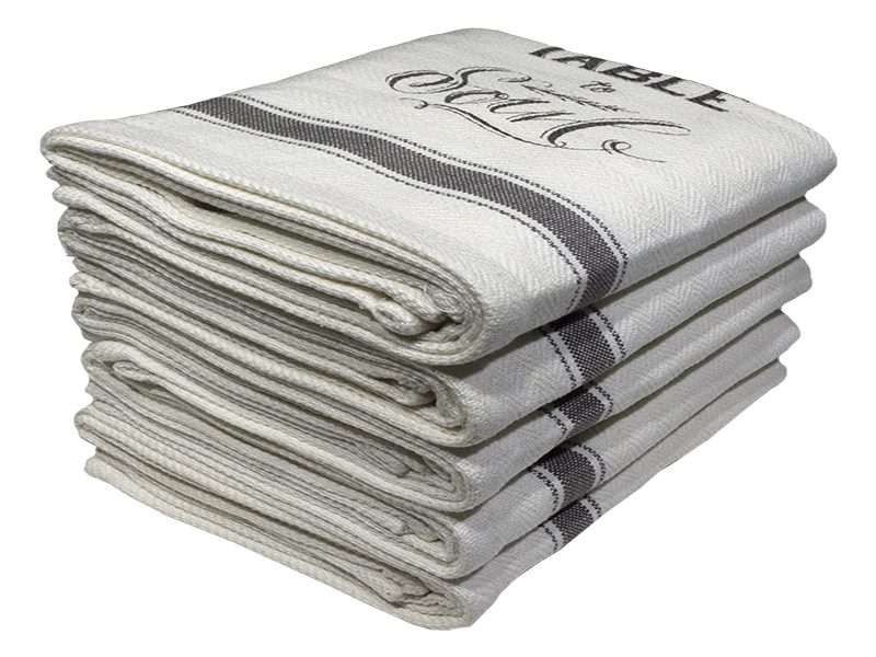 Bunty's Kitchen Towel - Design 2575  - 046x072cms - (05 Pc Pack) - Farm To Table