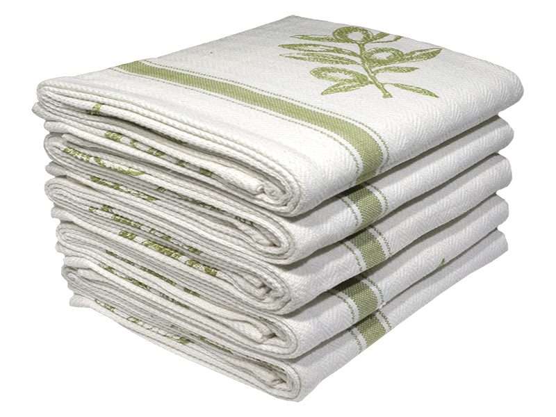 Bunty's Kitchen Towel - Design 2583  - 046x070cms - (05 Pc Pack) - Olives