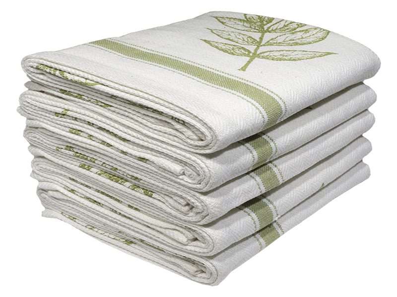 Bunty's Kitchen Towel - Design 2583  - 046x070cms - (05 Pc Pack) - Olives