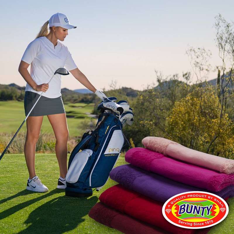Bunty's Plush 450 GSM Velour Premium Golf Towels