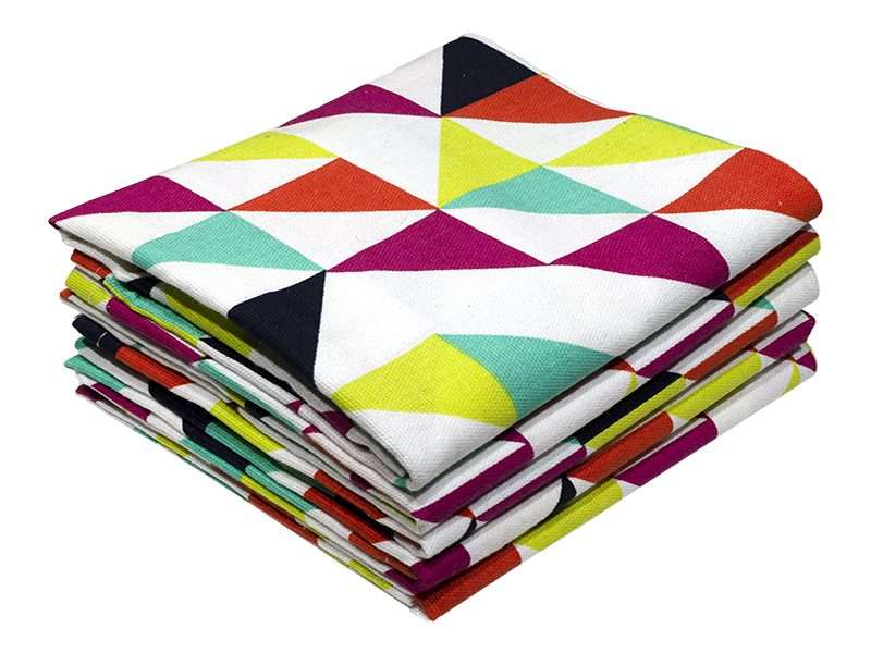 Bunty's Kitchen Towel - Design 2618  - 044x061cms - (05 Pc Pack) - Triangle Patterns