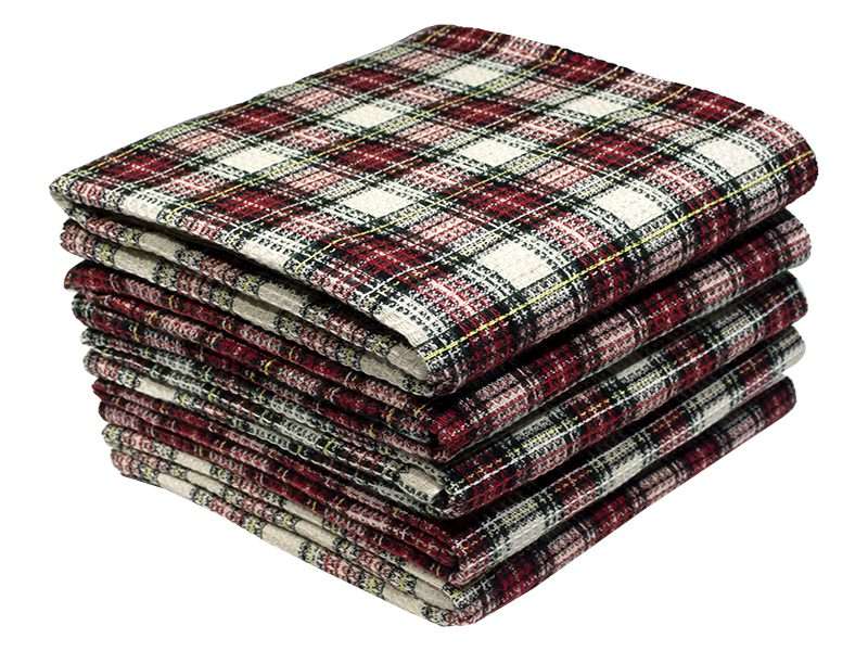 Bunty's Kitchen Towel - Design 2668  - 047x066cms - (05 Pc Pack) - Checks