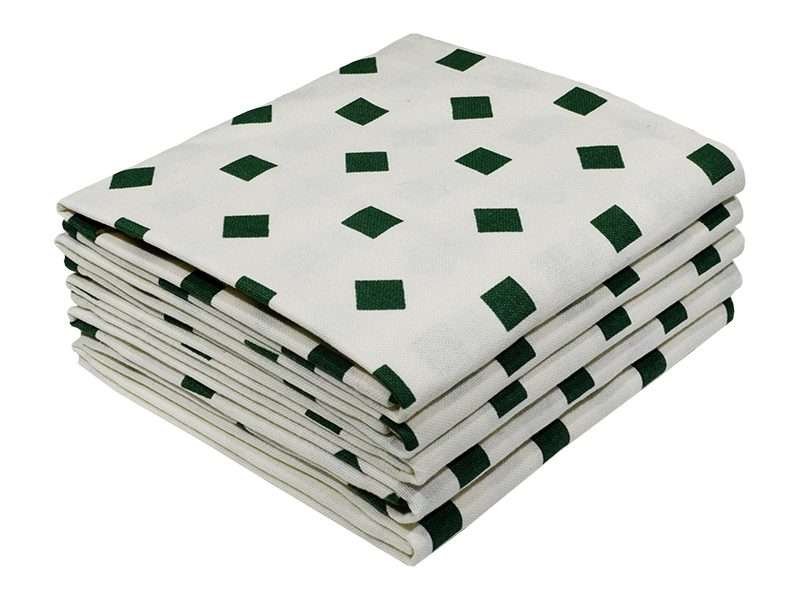 Bunty's Kitchen Towel - Design 2683  - 045x065cms - (05 Pc Pack) - Polka Squares