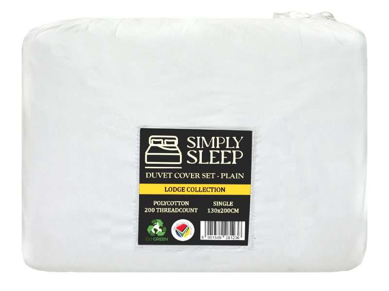 Simply Seep - Lodge Collection 200 TC Poly Cotton - Duvet Cover Set