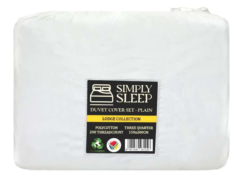 Simply Seep - Lodge Collection 200 TC Poly Cotton - Duvet Cover Set