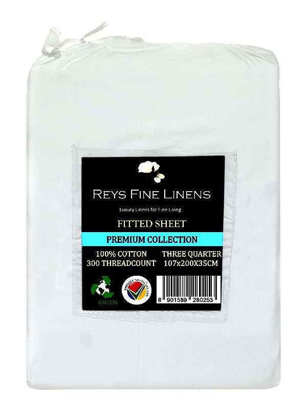 Rey's Fine Linen - Premium Collection - Fitted Sheet