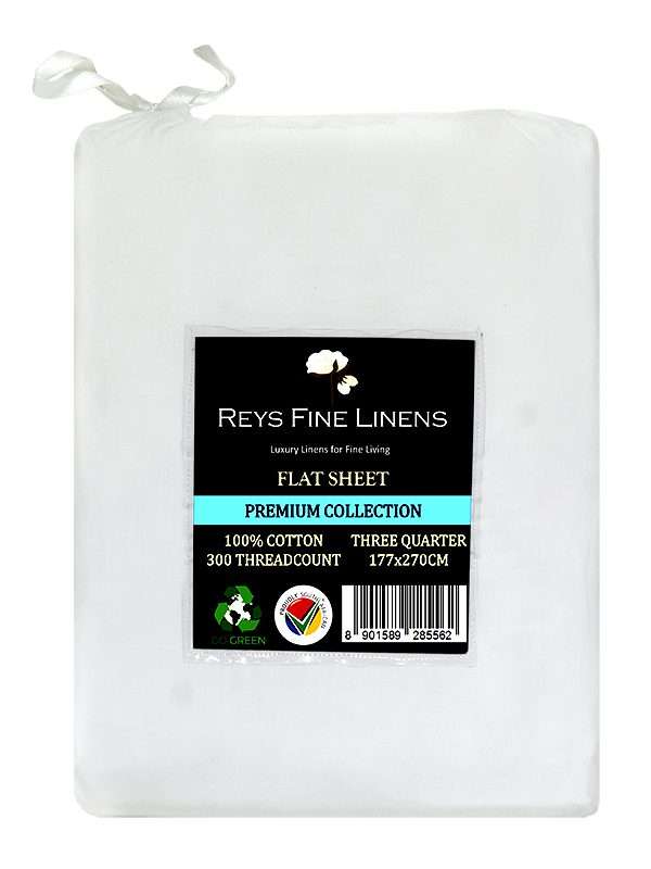 Rey's Fine Linen - Premium Collection - Flat Sheet