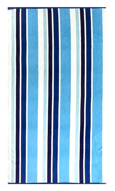 Bunty's Beach Towel 0700 - Design  240 - 090x173cms - 730GMS - Stripes Angel Falls