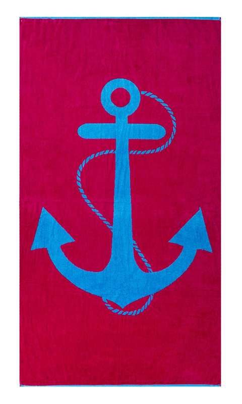 Bunty's Beach Towel 0700 - Design  279 - 095x180cms - 745GMS - Anchor