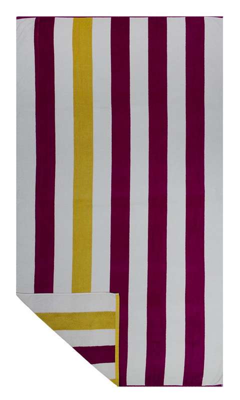 Bunty's Beach Towel 0700 - Design  314 - 093x178cms - 695GMS - Cabana Stripes