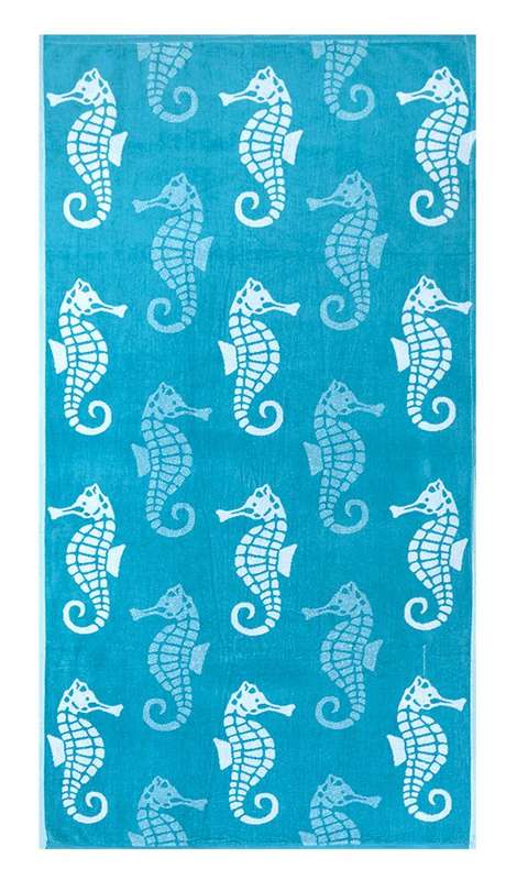 Bunty's Beach Towel 0700 - Design  364 - 094x180cms - 726GMS - Sea Horse