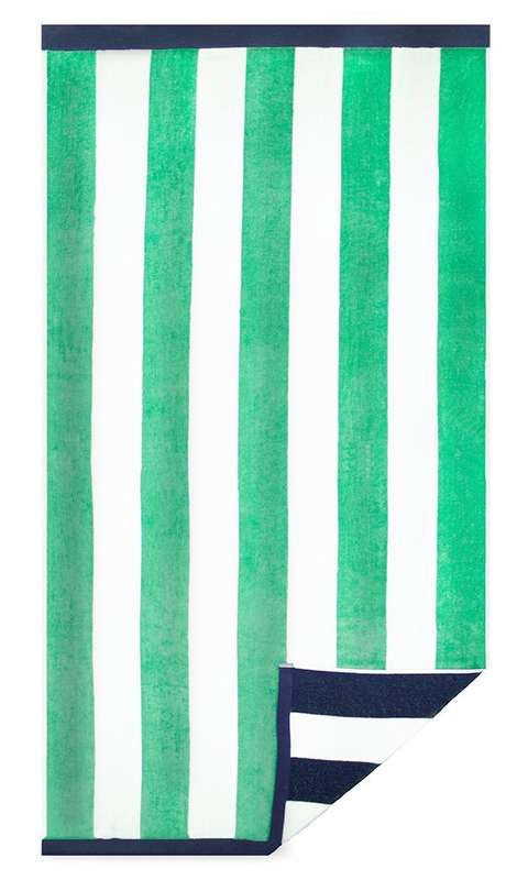 Bunty's Beach Towel 0700 - Design 048 - 090x181cms - 670GMS - Cabana - Coral - Slightly Imperfect