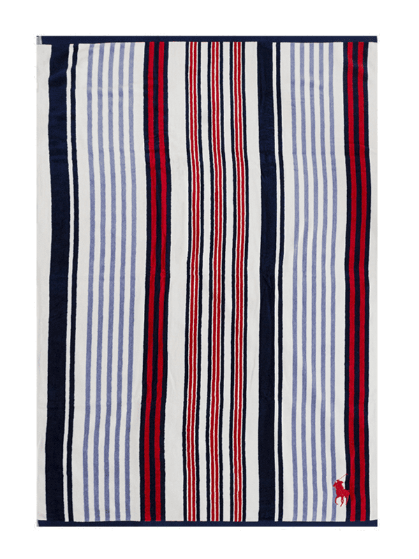 Bunty's Beach Towel 0700 - Design 218 - 092x177cms - Stripes Polo - 678GMS