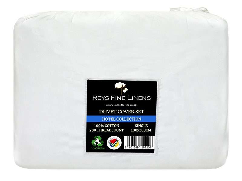 Rey's Fine Linen - Hotel Collection - Oxford Duvet Cover Set