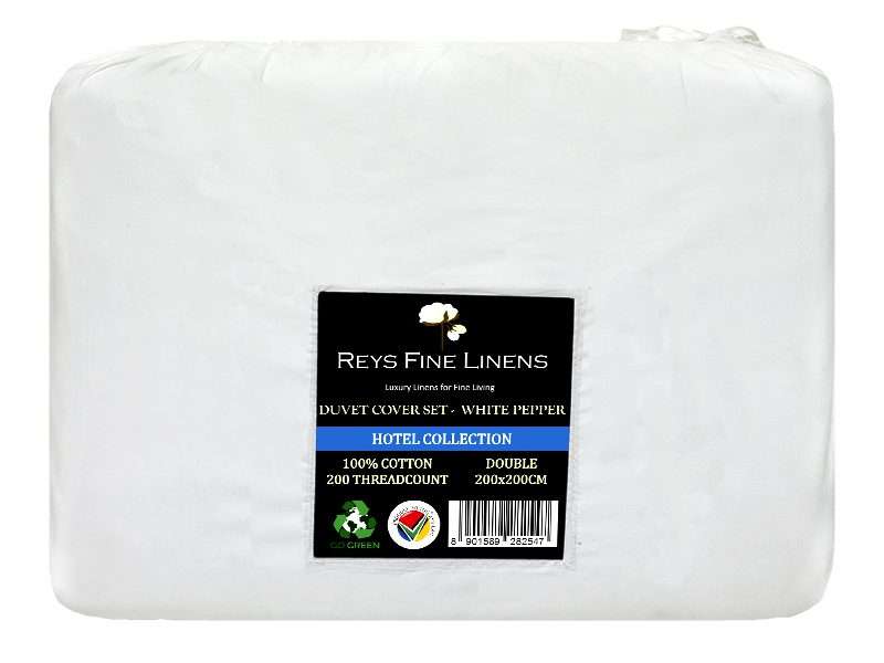 Rey's Fine Linen - Hotel Collection - Oxford Duvet Cover Set