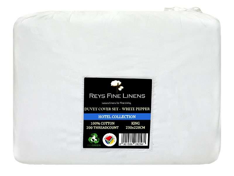 Rey's Fine Linen - Hotel Collection - Oxford Duvet Cover Set