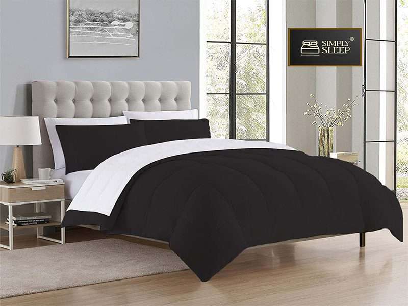 Simply Sleep - Reversible Comforter Set - 90 GSM Micro Fibre