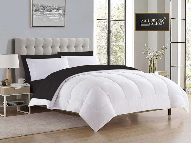 Simply Sleep - Reversible Comforter Set - 90 GSM Micro Fibre