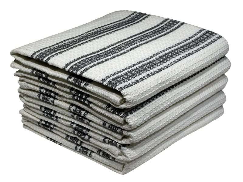 Bunty's Kitchen Towel - Design 2363 - 057x080cms - (05 Pc Pack) - Stripes