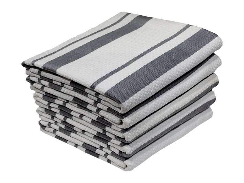 Bunty's Kitchen Towel - Design 2456 - 046x074cms - (05 Pc Pack) - Stripes
