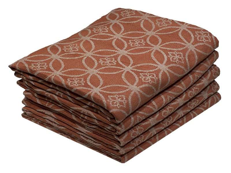 Bunty's Kitchen Towel - Design 2567  - 046x074cms - (05 Pc Pack) - Circular Patterns