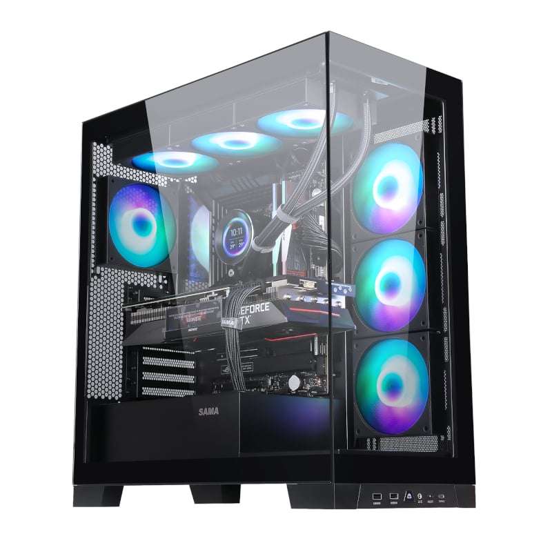 PCBuilder AMD Ryzen 7 7800X3D STRATEGIST Windows 11 Gaming PC