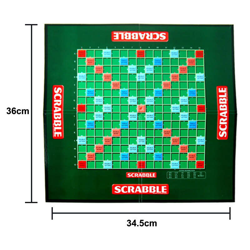 2 In 1 Scrabble + Monopoly Board Game - No.168