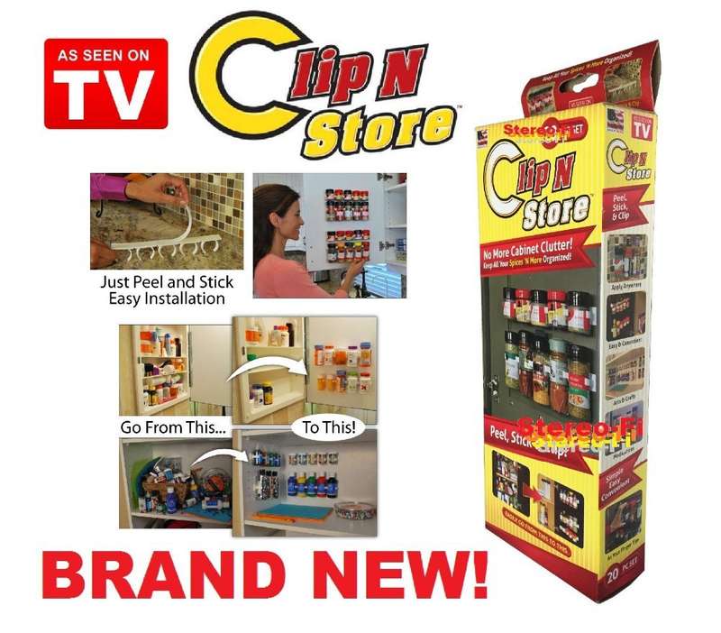Clip N Store Spice Holder