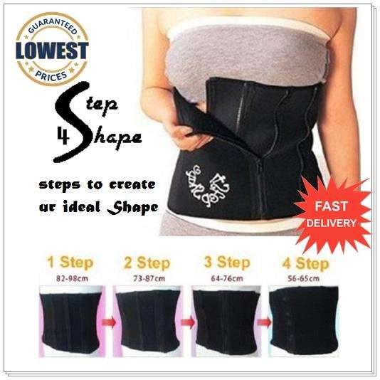 LIMITED PROMO ! Japan 4 Step Shape Tummy Wrap Slimming Belt / Bengkung