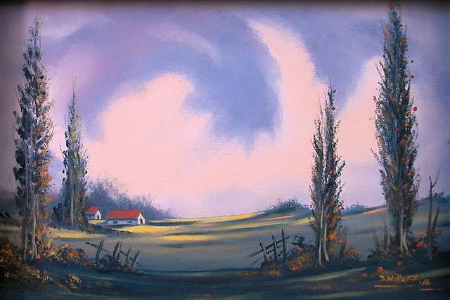 DANE WILLERS Original Oil: Storm Brewing. Gallery Price: R5500.00