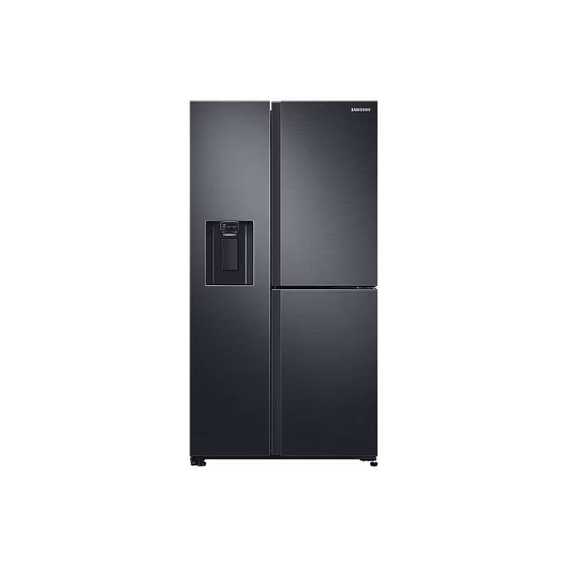 SAMSUNG 602L 3 Door Fridge/Freezer With Water Dispenser - Black RS65R5691B4