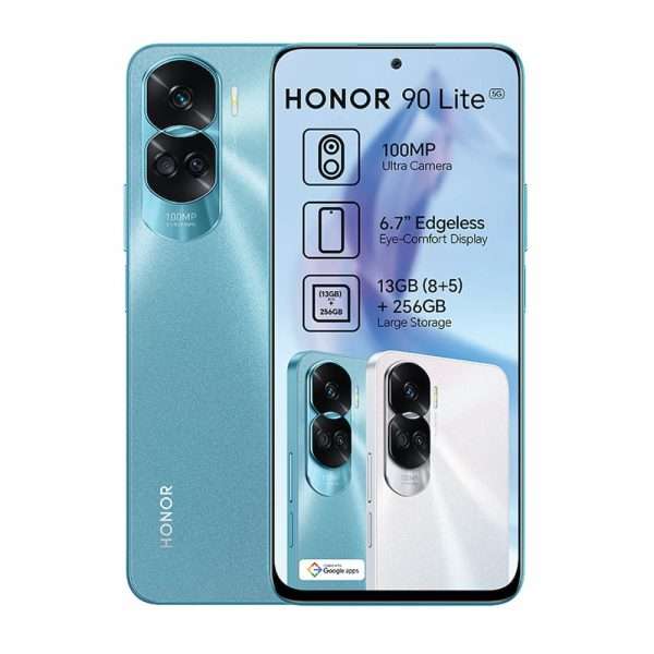 HONOR 90 Lite 5G 256GB Dual SIM- Cyan Lake