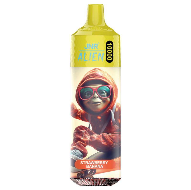 JNR Alien 10 000 Puffs 5% Disposable Vape - Strawberry Banana (9PCS)