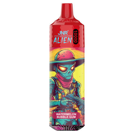 JNR Alien 10 000 Puffs 5% Disposable Vape - Watermelon Bubblegum