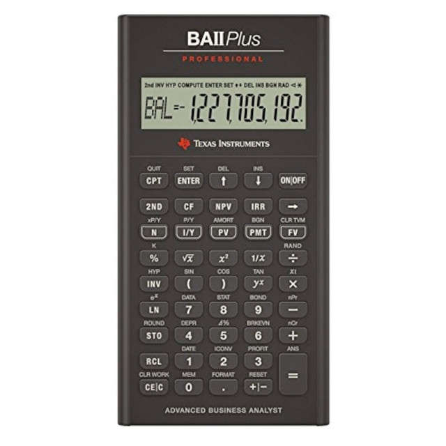 Texas Instruments BA ii Plus Professional Financial Calculator