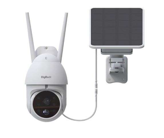 Digitech Outdoor PTZ Camera with Solar Panel