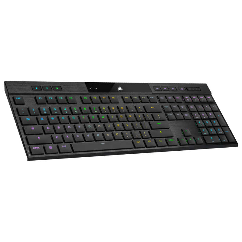 CORSAIR K100 AIR WIRELESS RGB Ultra-Thin Mechanical Gaming Keyboard - CHERRY MX Ultra Low Profile...