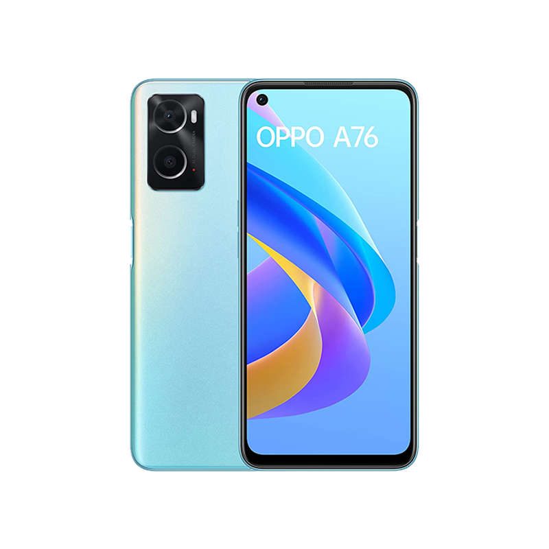OPPO A76 128GB Dual Sim - Glowing Blue