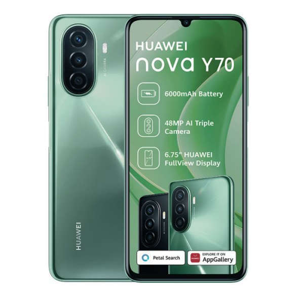Huawei Nova Y70 64GB LTE Dual Sim  Crush Green