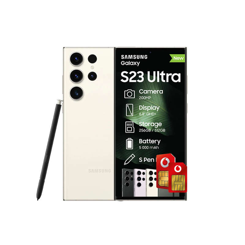 Samsung Galaxy S23 Ultra 5G 512GB Cream - Pre owned