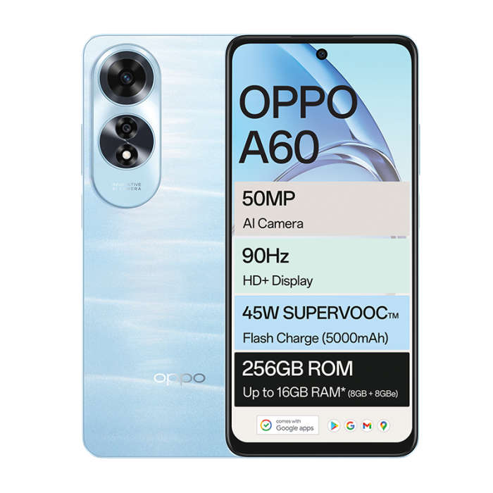 Oppo A60 4G Dual Sim 256GB - Blue