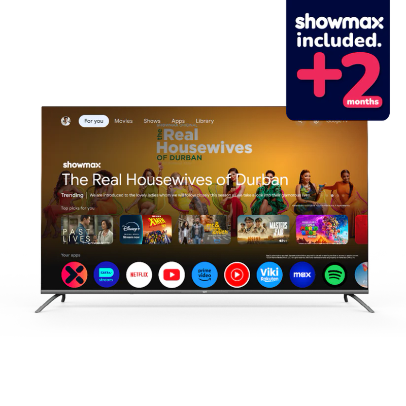 QVWi 50" 4K Smart Google TV Cast-H50