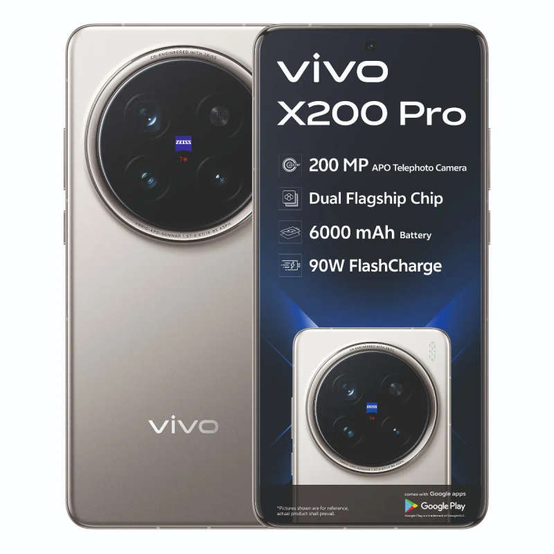 Vivo X200 Pro 512GB 5G Dual sim Titanium Gray