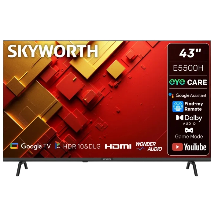 Skyworth 43-inch FHD Google TV-43E5500H