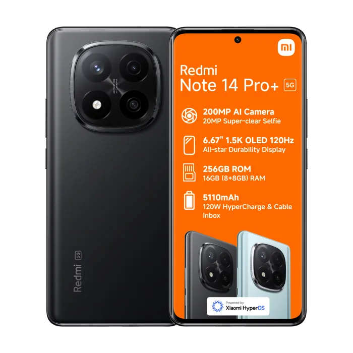 Xiaomi Redmi Note 14 Pro+ 256GB 5G Midnight Black