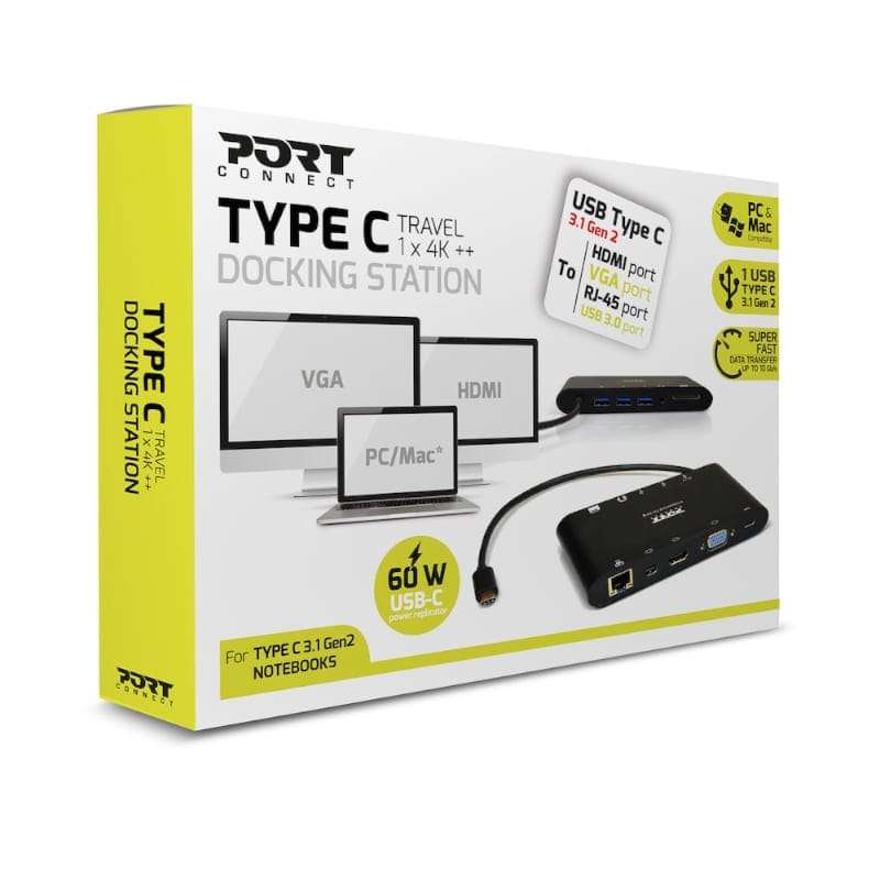 Port USB Type-C 3 x USB3.0|1 x Aux|12 x Micro+SD Card Reader|1 x Mini DP|1 x RJ45|1 x HDMI|1 x VG...