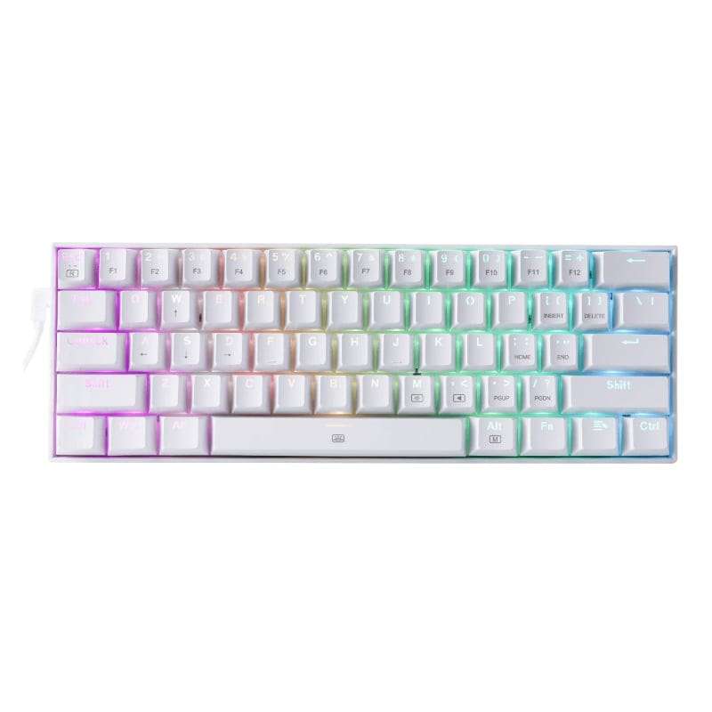 REDRAGON DRAGONBORN Wired Mechanical Keyboard RGB67Key Design - White