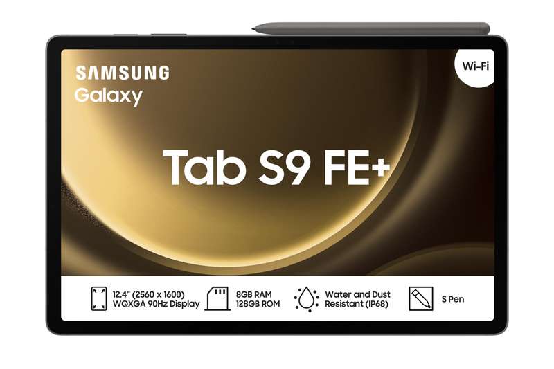 SAMSUNG GALAXY TAB S9FE+ 5G / 12.4" 8GB RAM + 128GB INT MEMORY IP68 (S-PEN INCL.)
