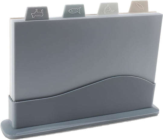 Cutting board set with Stand - Fine Living